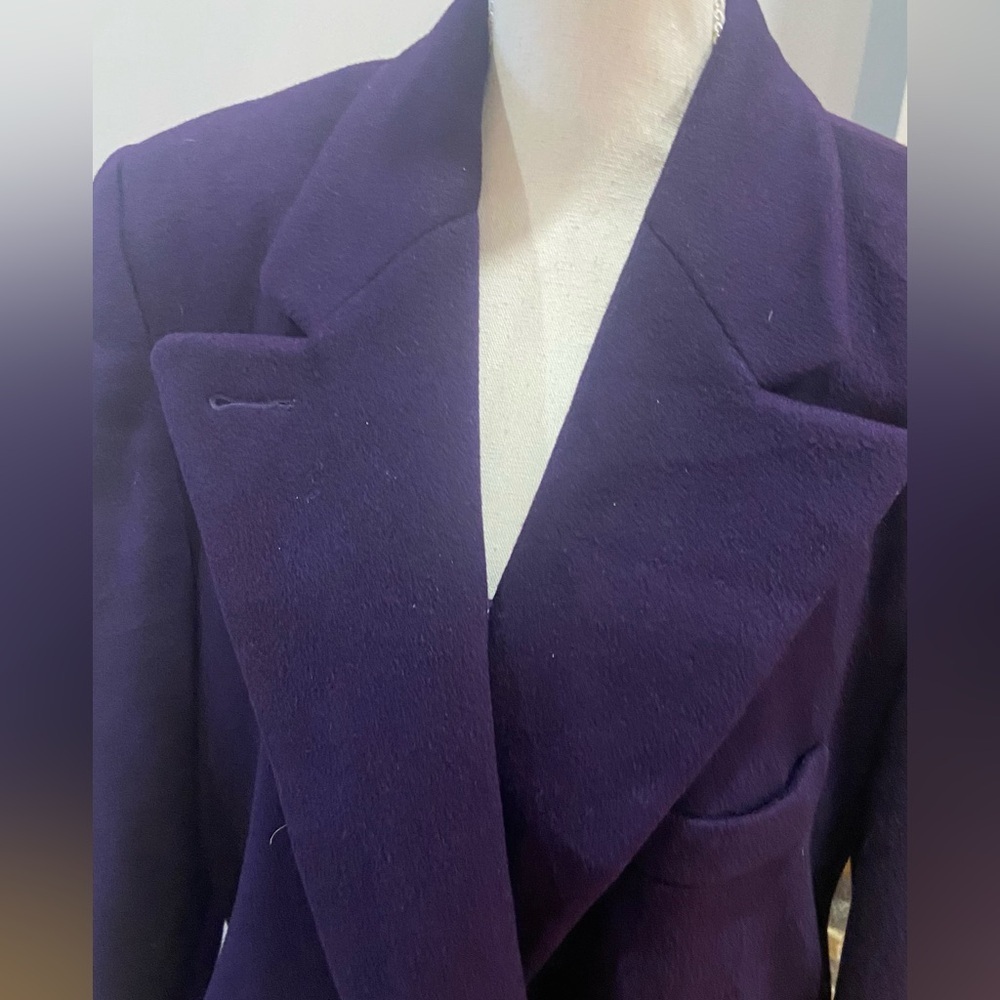 Linda Allard for Ellen Tracy Vintage Wool Coat - Picture 6 of 12